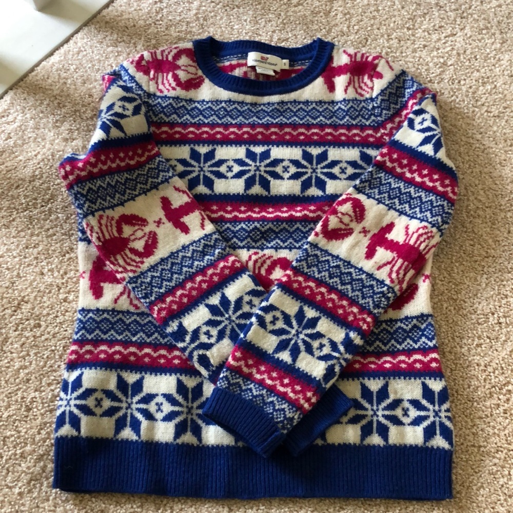 Vineyard Vines Lambswool Holiday Sweater